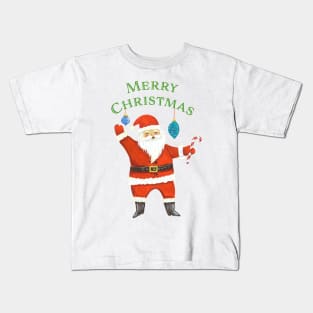 Merry Christmas Santa Kids T-Shirt